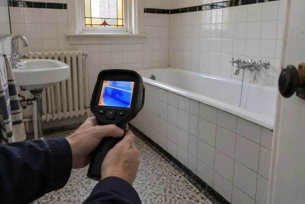 Lekdetectie Abcoude – onderzoek in een badkamer van een oudere woning