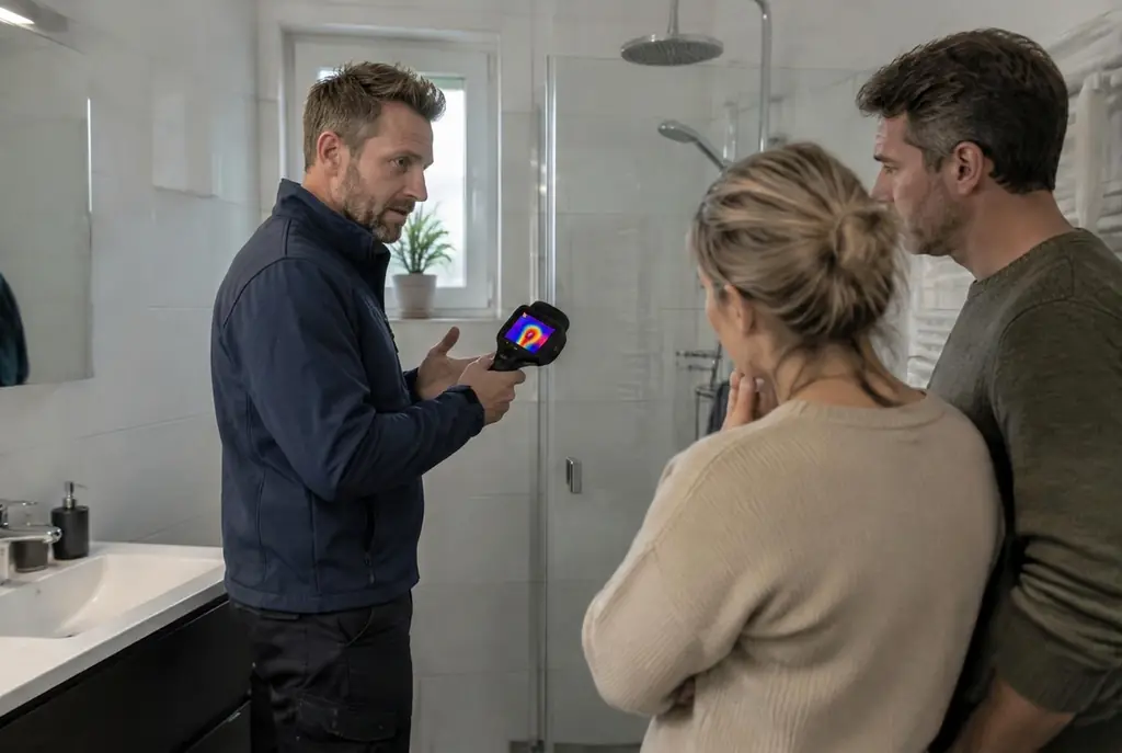 Lekdetectie Abcoude – specialist legt bevindingen uit aan bewoner